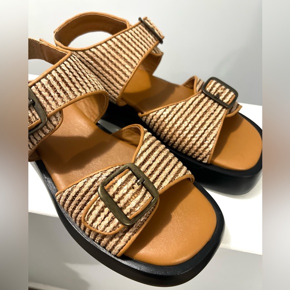 🌻🆕FREE PEOPLE Mandi Weave Sandals-Size 8 - Picture 13 of 17